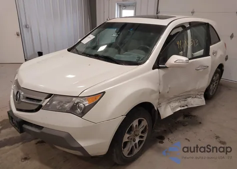 2009 Acura Mdx Technology Package z USA, uszkodzony, nr VIN 2HNYD28629H508601
